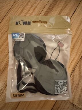 58mm Black Lens Cap Pair - Kiwi & JJC Compatible